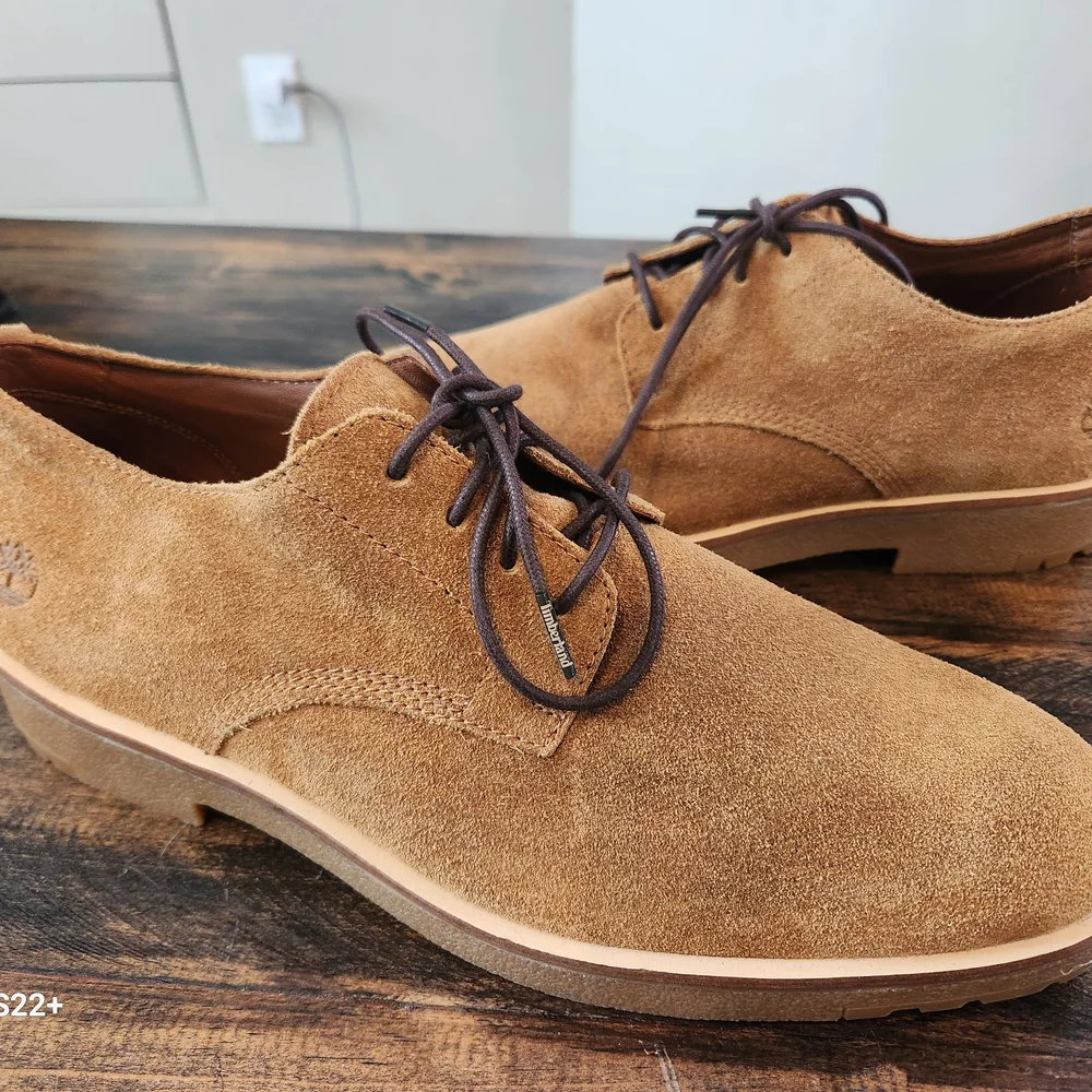 Timberland Men's Tan Leather Shoes SKU X03